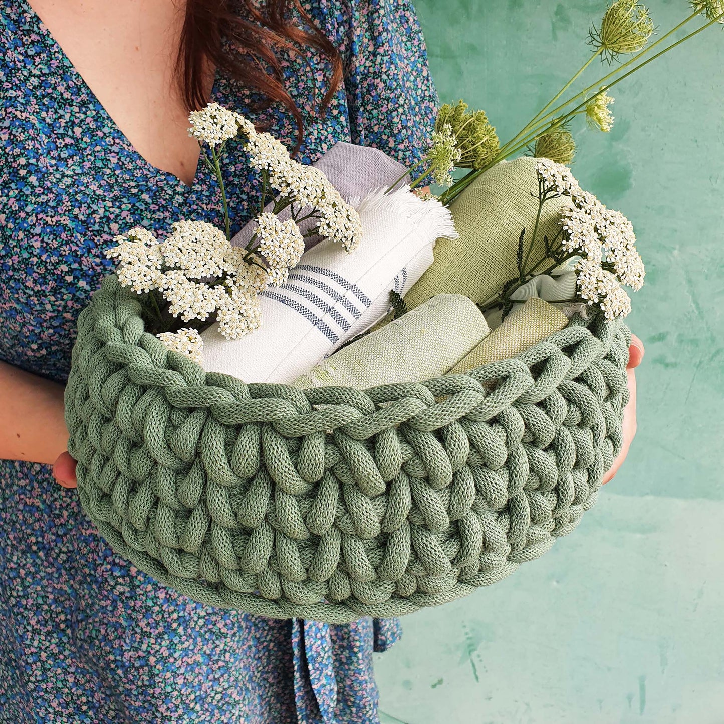 CROCHET BASKET PATTERN 9MM