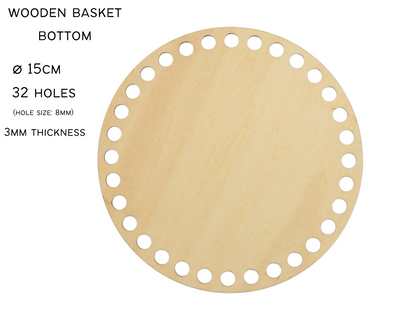 Wooden Basket Bottom (2 sizes available)
