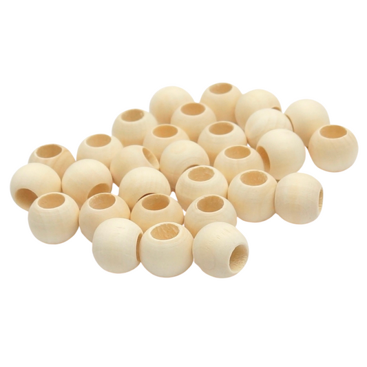 Wooden Beads (2 sizes available)